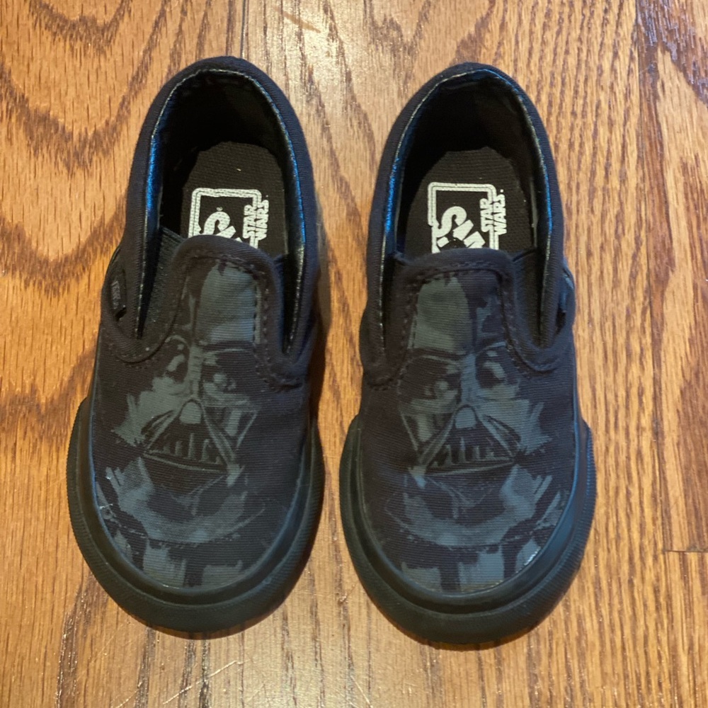 Vans Toddler Star Wars Darth Vader Slip-on Shoes 6C